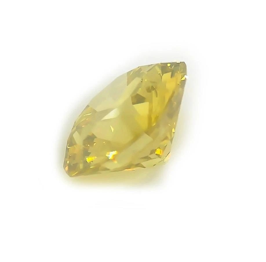 ROUND CUT 3.36 CARATS DIAMOND IRRADIATED ROUND YELLOW SOLITAIRE LIQUIDATION (1 of 1)