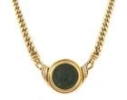 18K DIAMOND ANCIENT COIN PENDANT NECKLACE YELLOW GOLD (1 of 1)