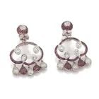 ESTATE 9.00 CARATS DIAMOND SAPPHIRE 18K WGOLD CHANDELIER EARRINGS LIQUIDATION (1 of 1)