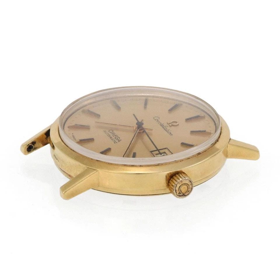 OMEGA CONSTELLATION AUTOMATIC DATE 18K YELLOW GOLD MEN'S WATCH LIQUIDATION! (1 of 2)