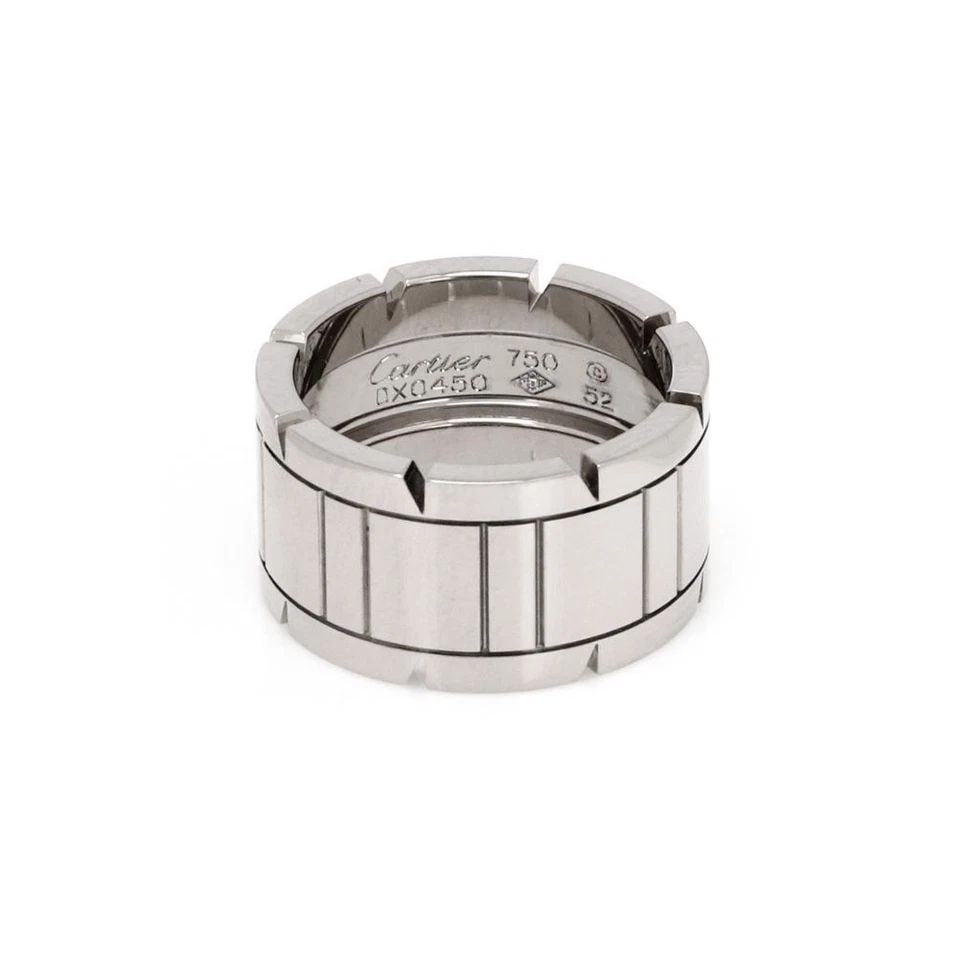 CARTIER TANK FRANCAISE 18K WGOLD 11MM RING SIZE EU 52- US 6 CERT LIQUIDATION: CARTIER TANK FRANCAISE 18K WGOLD 11MM RING SIZE EU 52- US 6 CERT Cartier Tank Francaise 18k WGold 11mm Ring Size EU 52- US 6 Cert Description This authentic Cartier band is from the Tank Francaise col
