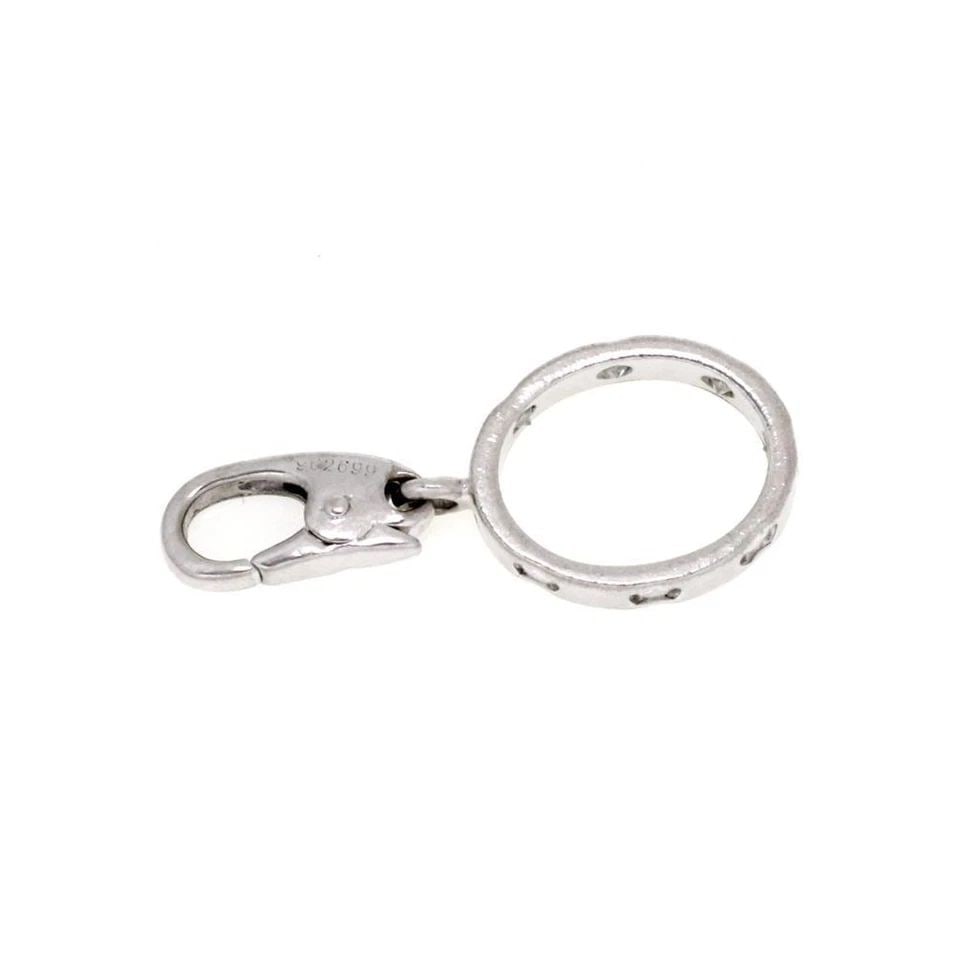 CARTIER LOVE 7 DIAMOND 18K WHITE GOLD OVAL MINI RING PENDANT LIQUIDATION: CARTIER LOVE 7 DIAMOND 18K WHITE GOLD OVAL MINI RING PENDANT Cartier Love 7 Diamond 18k White Gold Oval Mini Ring Pendant Description Elite and authentic by Cartier from the LOVE collection, this love