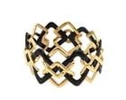VALENTIN MAGRO 18K GOLD HAMMERED WIDE GEOMETRIC LINK BANGLE BRACELET: VALENTIN MAGRO 18K GOLD HAMMERED WIDE GEOMETRIC LINK BANGLE BRACELET Valentin Magro 18k Gold Hammered Wide Geometric Link Bangle Bracelet Description This is a chic fashionable authentic bracelet by d