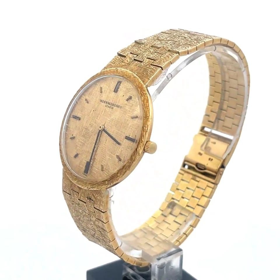 VACHERON CONSTANTIN MEN'S GOLD WATCH 18K YELLOW CASE & BAND MANUAL WIND (1 of 2)