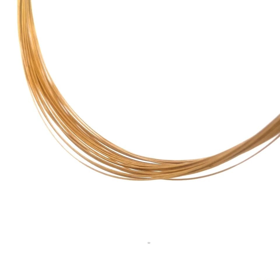 TIFFANY & CO. GOLD MULTI-WIRE NECKLACE 18K YELLOW COLLAR STYLE GERMANY: TIFFANY & CO. GOLD MULTI-WIRE NECKLACE 18K YELLOW COLLAR STYLE GERMANY This gorgeous is from Tiffany & Co. it is crafted from 18k yellow gold featuring 30 soft flexible silk wire strands collar neckla