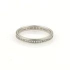 CARTIER PLATINUM DIAMOND RING FULL CIRCLE ETERNITY BAND EU 46-US 3.75 (1 of 1)