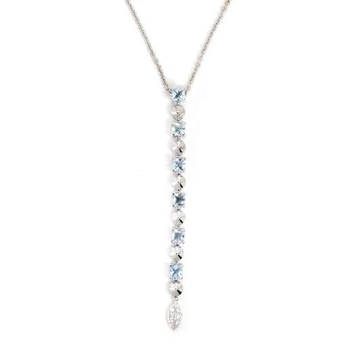BVLGARI BULGARI LUCEA NECKLACE DIAMOND & GEMSTONE18K GOLD PENDANT CHAIN (1 of 1)