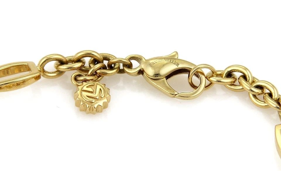 FRANCK MULLER TALISMAN GOLD BRACELET IN 18K YELLOW GOLD (1 of 2)