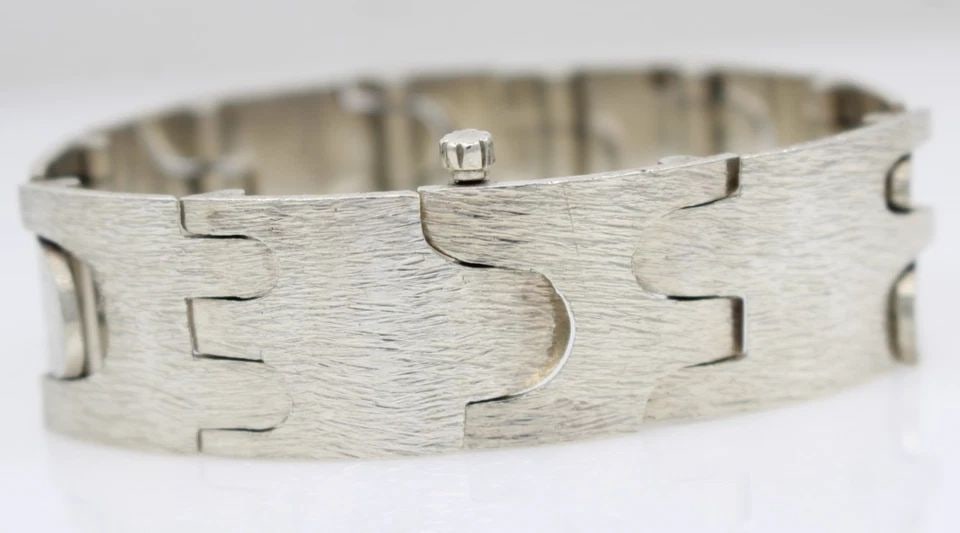 REY URBAN STERLING SILVER FAUSING DANISH MODERN BRACELET 7" (1 of 2)