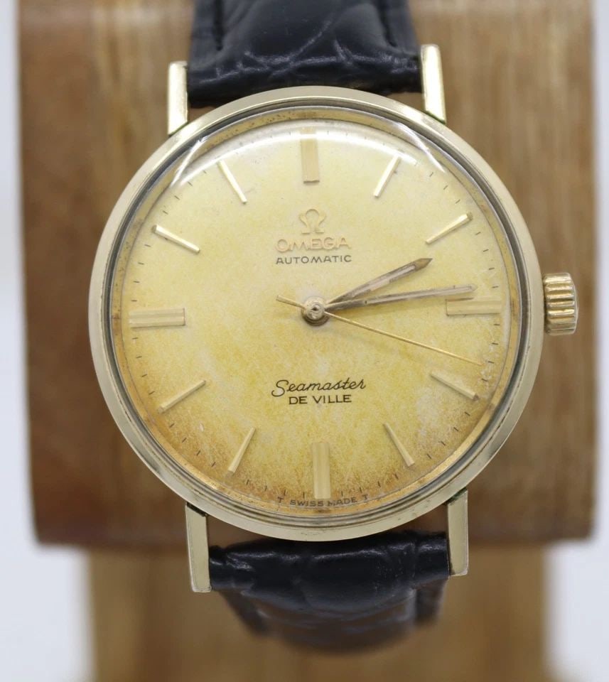 1960'S OMEGA SEAMASTER DE VILLE 14K GF CASE 34MM DIAL AUTOMATIC WATCH LL6066 (1 of 2)