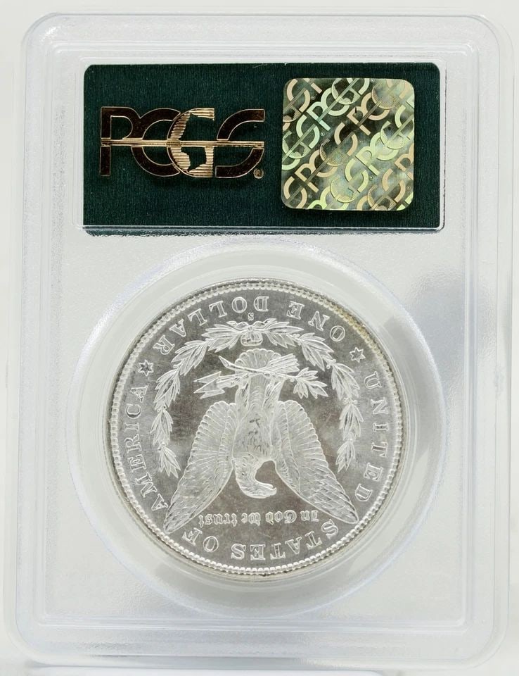 1881 S MORGAN SILVER DOLLAR $1 PCGS MS64 OGH (1 of 2)