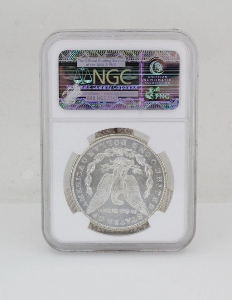 1904 O S$1 MORGAN SILVER DOLLAR NGC MS 64 (1 of 2)