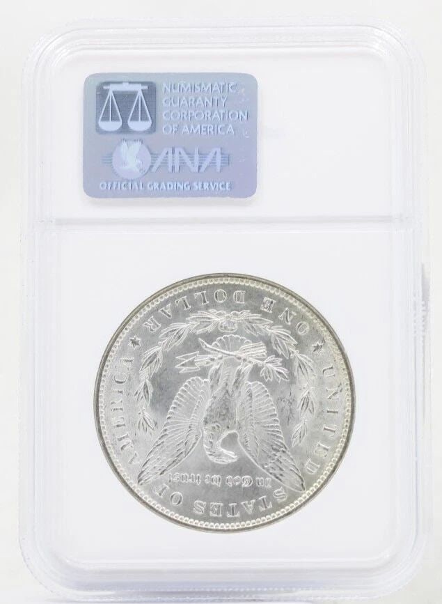 1888 P MORGAN SILVER DOLLAR NGC MS-64 OLD NGC HOLDER: 1888 P MORGAN SILVER DOLLAR NGC MS-64 OLD NGC HOLDER Description 1888 P Morgan Silver Dollar NGC MS-64 Old NGC Holder Coins has been graded as a MS-64 by NGC. The protective plastic holder may show si