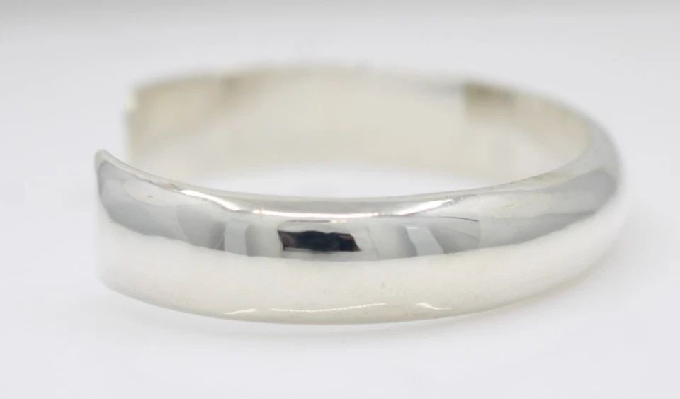 NATIVE AMERICAN NAVAJO KS KIRK SMITH STERLING SILVER CUFF BRACELET (1 of 2)