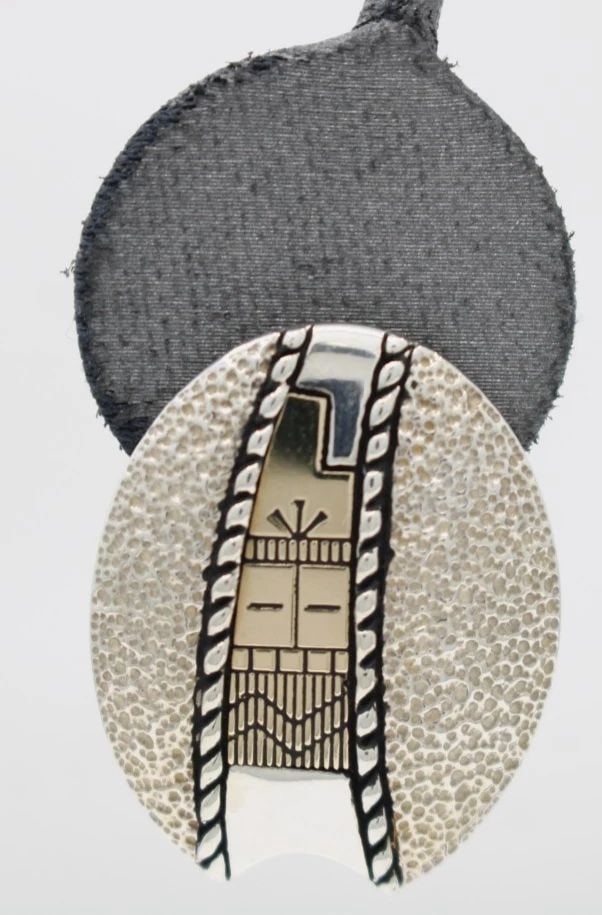 CAROLYN POLLACK RODERICK TENORIO RMT STERLING SILVER & 14K GOLD EARRINGS (1 of 2)
