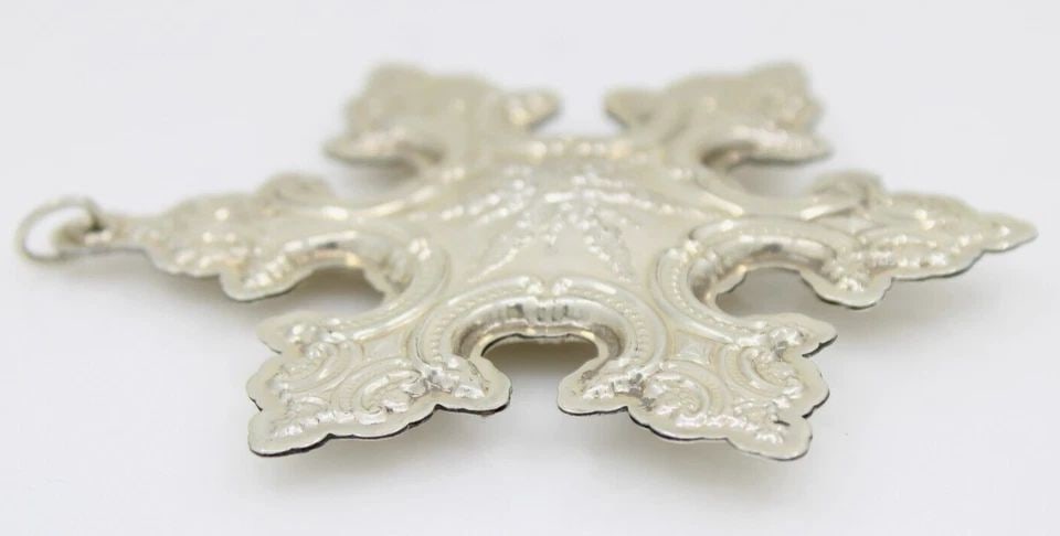 2005 WALLACE SILVER GRANDE BAROQUE SNOWFLAKE ORNAMENT 19.2 GRAMS (1 of 2)
