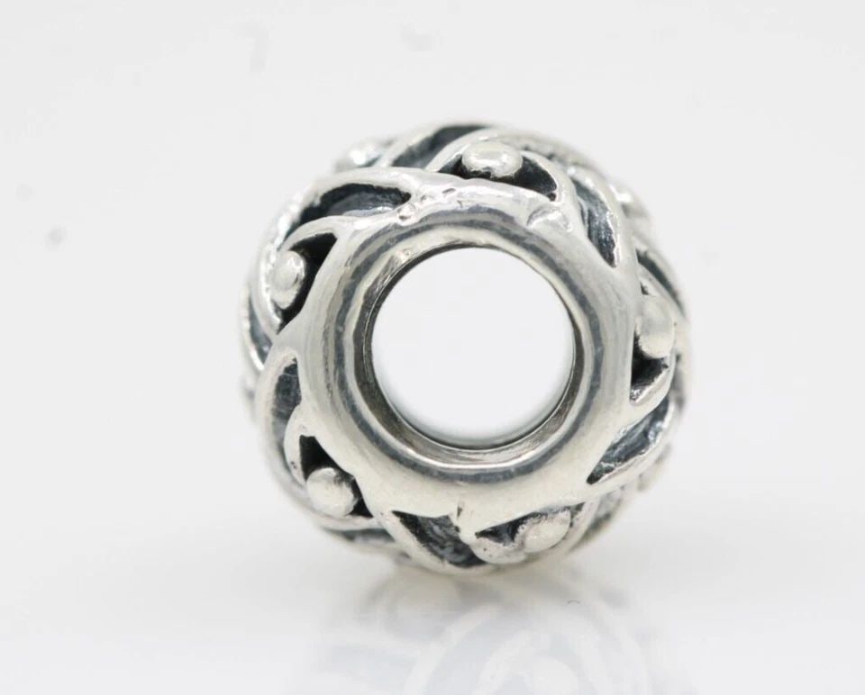 AUTHENTIC CHAMILIA STERLING SILVER WEAVE BRACELET SLIDE CHARM (1 of 2)