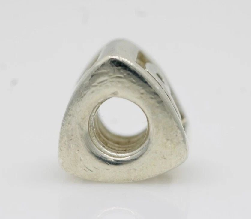 AUTHENTIC PANDORA STERLING SILVER S925 ALE ALPHA BLOCK LETTER P CHARM -3.5 GRAMS (1 of 2)