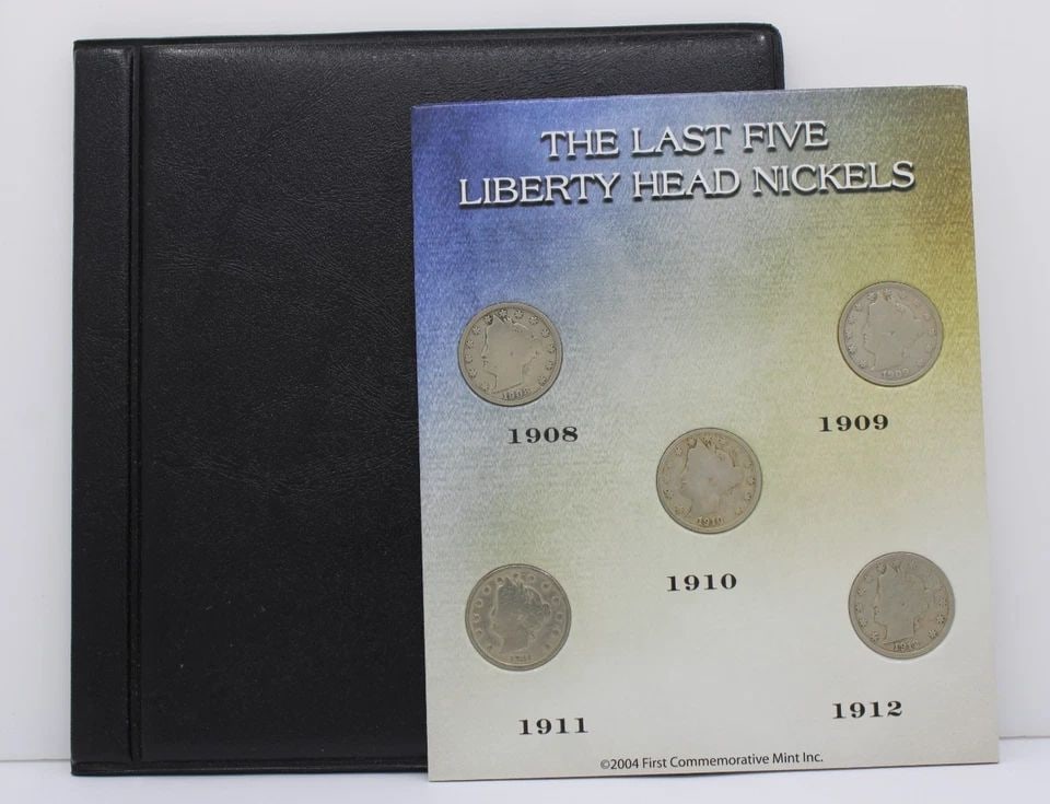 1908 - 1912 THE LAST FIVE LIBERTY HEAD NICKELS (1 of 2)