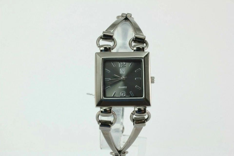 NY&CO QUARTZ SET OF 2 CRYSTAL & BLACK STAINLESS STEEL WOMENS WATCHES FS! (1 of 2)