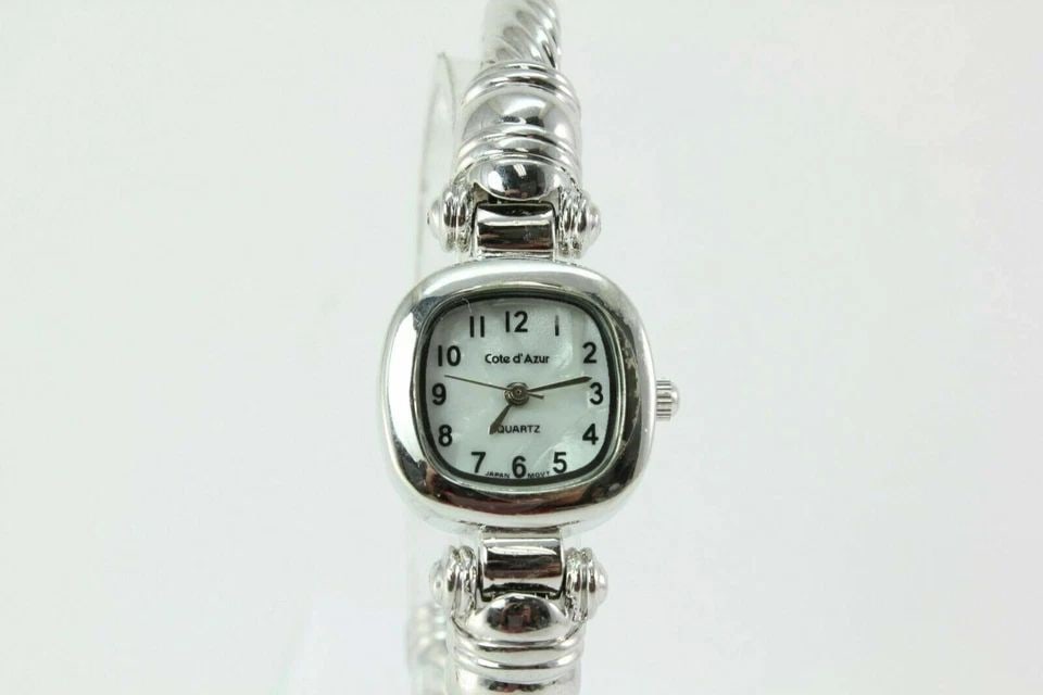 COTE D' AZUR SILVER DIAL STAINLESS STEEL BRACELET LADIES WATCH (1 of 2)