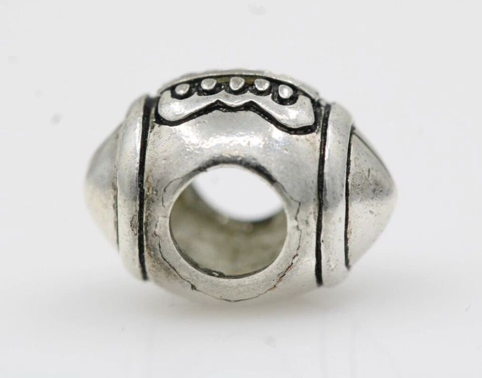 IBB THAILAND STERLING SILVER 925 FOOTBALL CHARM BEAD (1 of 1)