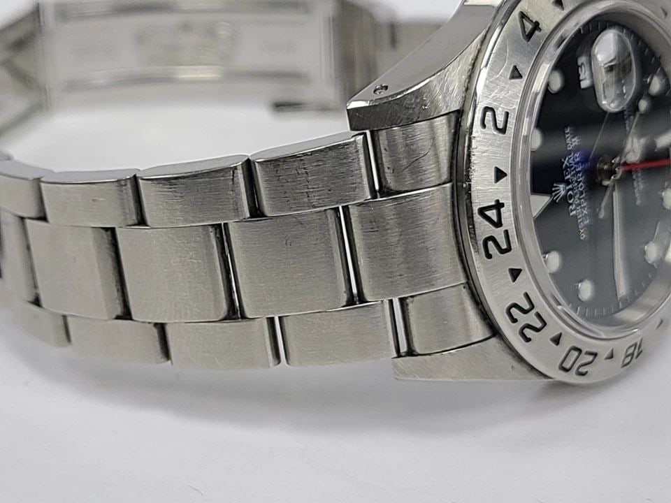 ROLEX EXPLORER II 16570 BLACK DIAL 2001 WATCH 40MM STAINLESS STEEL (1 of 1)