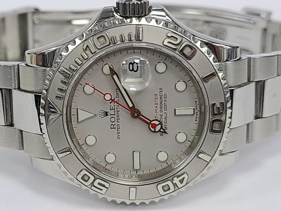 ROLEX YACHT-MASTER SS GREY DIAL 40MM 16622 2003 YACH-MASTER WATCH SILVER (1 of 1)