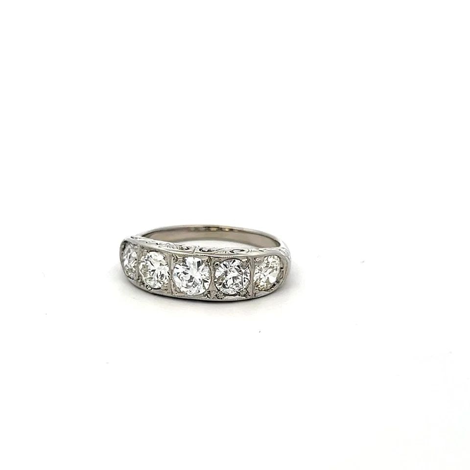 PLATINUM BAND RING WITH 1.55 CARAT OLD EUROPEAN CUT I-SI1 DIAMONDS SIZE 6: PLATINUM BAND RING WITH 1.55 CARAT OLD EUROPEAN CUT I-SI1 DIAMONDS SIZE 6 PLATINUM BAND RING WITH 1.55 CARAT OLD EUROPEAN CUT I-SI1 DIAMONDS SIZE 6 PRODUCT DESCRIPTION Detailed Description: Whispered 
