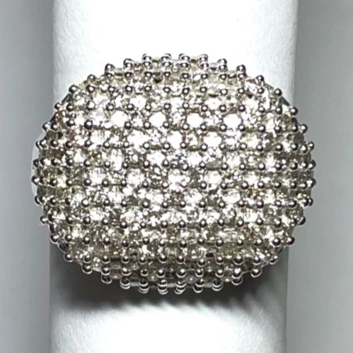 UNISEX 14K WHITE GOLD RING WITH 1.25CT DIAMONDS ( SIZE: 7 ) 8.6G: UNISEX 14K WHITE GOLD RING WITH 1.25CT DIAMONDS (SIZE 7) Unisex 14k White Gold Ring with 1.25CT Diamonds (Size 7) You are bidding on a new with tags Unisex 14k White Gold Ring with 1.25CT Diamonds. Th