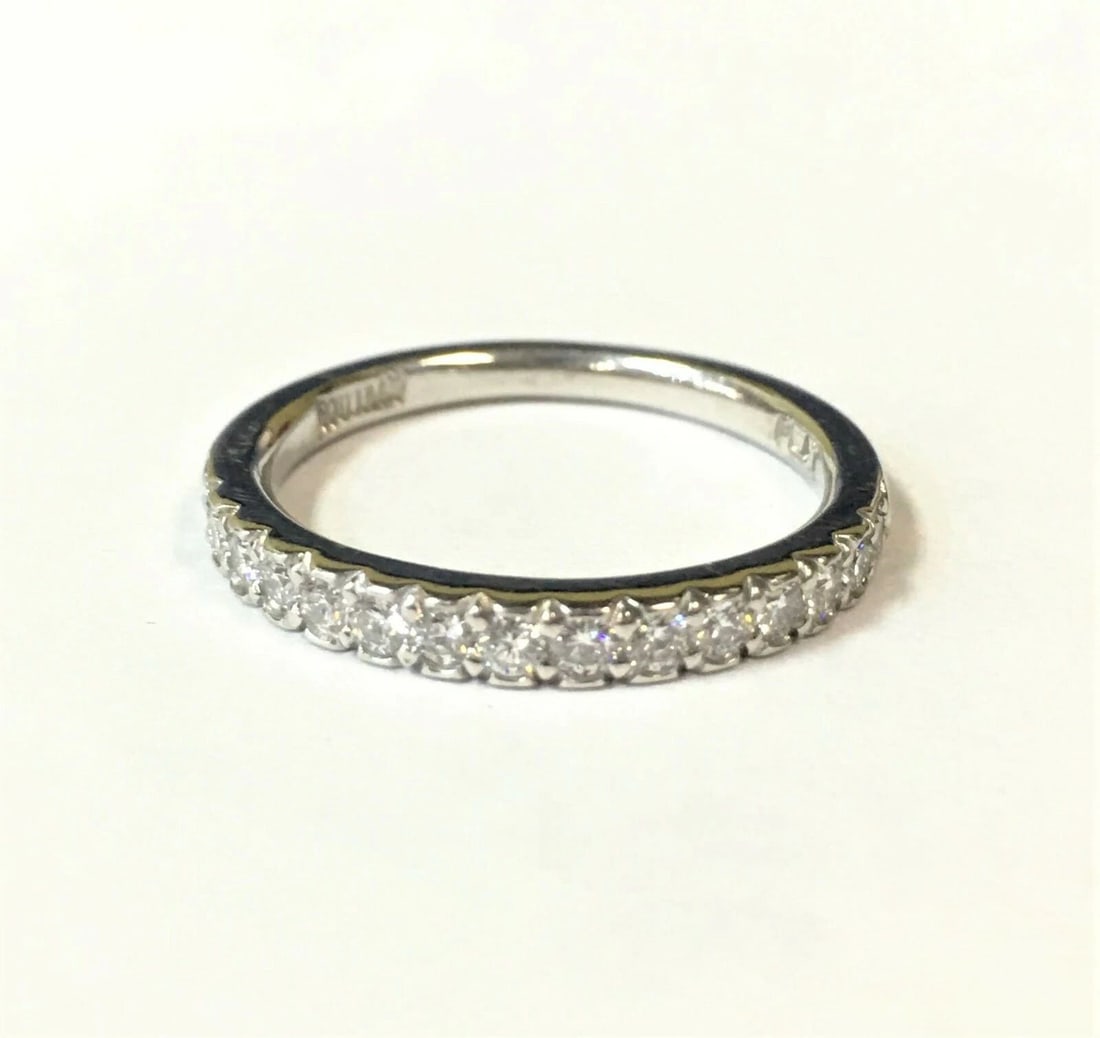 SCOTT KAY PLATINUM AND 0.30CTW DIAMOND BAND HEAVENS GATES (SIZE 5.75) 4.2 GRAM (1 of 1)