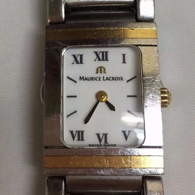 MAURICE LACROIX TWO-TONE MIROS INTEGRAL QUARTZ WOMEN'S WATCH 32838 (1 of 1)