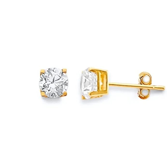 NEW 14K YELLOW GOLD FANCY SQUARE BASKET 5MM STUD EARRINGS: NEW 14K YELLOW GOLD FANCY SQUARE BASKET 5MM STUD EARRINGS FANCY SQUARE BASKET 5MM STUD EARRINGS NEW 14K YELLOW GOLD HEIGHT - 5 mm WIDTH - 5 mm Apx WEIGHT - 0.9 g