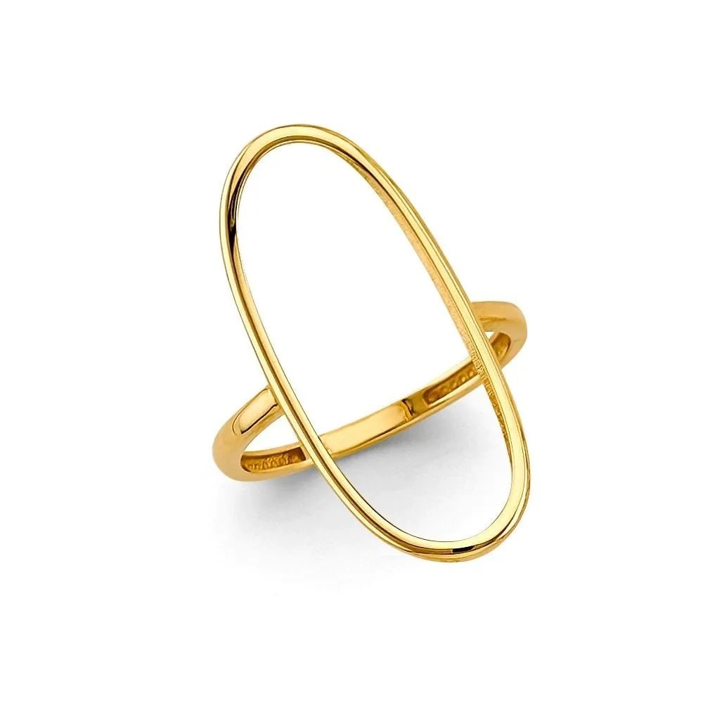 NEW 14K YELLOW GOLD FANCY RING (1 of 2)