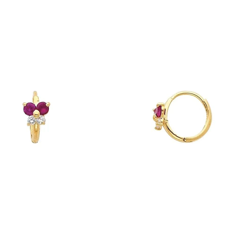 NEW 14K YELLOW GOLD FLOWER HUGGIES EARRINGS: NEW 14K YELLOW GOLD FLOWER HUGGIES EARRINGS FLOWER HUGGIES EARRINGS NEW 14K YELLOW GOLD HEIGHT - 10 mm WIDTH - 10 mm Apx WEIGHT - 0.8 g
