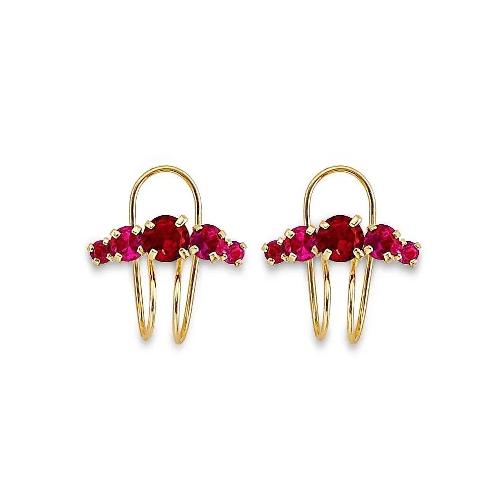 NEW 14K YELLOW GOLD SIDE WAY STUD EARRINGS: NEW 14K YELLOW GOLD SIDE WAY STUD EARRINGS SIDE WAY STUD EARRINGS NEW 14K YELLOW GOLD