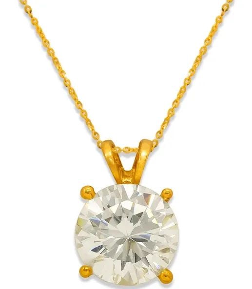 NEW 14K YELLOW GOLD 8MM PENDANT (1 of 2)