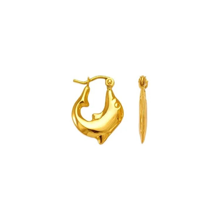 NEW 14K YELLOW GOLD HOLLOW SHRIMP HOOP EARRINGS: NEW 14K YELLOW GOLD HOLLOW SHRIMP HOOP EARRINGS HOLLOW SHRIMP HOOP EARRINGS NEW 14K YELLOW GOLD Width: Approx. 13mm Apx WEIGHT: 1g