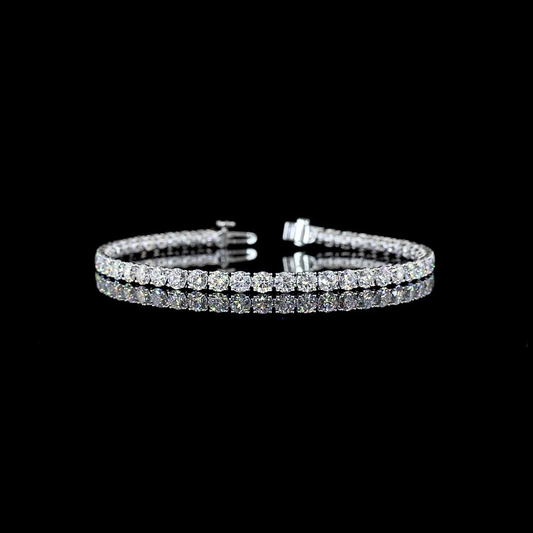 LAB-GROWN 8.33 CARAT ROUND E-F-VS1 DIAMOND 14K WHITE GOLD TENNIS BRACELET: LAB-GROWN 8.33 CARAT ROUND E-F-VS1 DIAMOND 14K WHITE GOLD TENNIS BRACELET LAB-GROWN 8.33 CARAT ROUND E-F-VS1 DIAMOND 14K WHITE GOLD TENNIS BRACELET $4,990.00 PRODUCT DESCRIPTION Title: High-quality Br