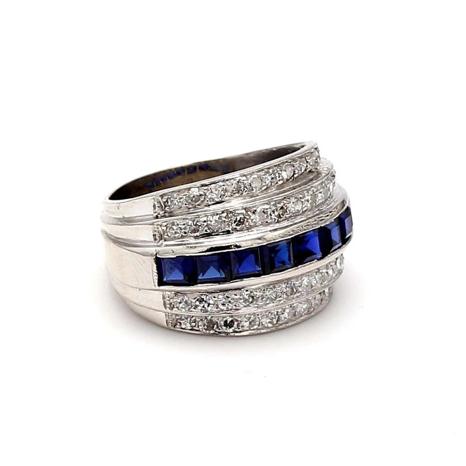 2.00 CARAT SAPPHIRE 0.61 CARAT ROUND DIAMOND PLATINUM BAND RING: 2.00 CARAT SAPPHIRE 0.61 CARAT ROUND DIAMOND PLATINUM BAND RING 2.00 Carat Sapphire 0.61 Carat Round Diamond Platinum Band Ring 950 2 Carat Saph Engagement Ring Details Department Unisex Adults Main S