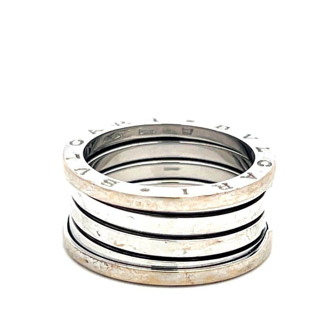 BVLGARI B. ZERO ESTATE 18K YELLOW GOLD BAND RING SIZE 9.5: BVLGARI B. ZERO ESTATE 18K YELLOW GOLD BAND RING SIZE 9.5 PRODUCT DESCRIPTION Designer: BVLGARI Video: Video Link Detailed Description: Make a statement with this striking BVLGARI band ring, crafted f