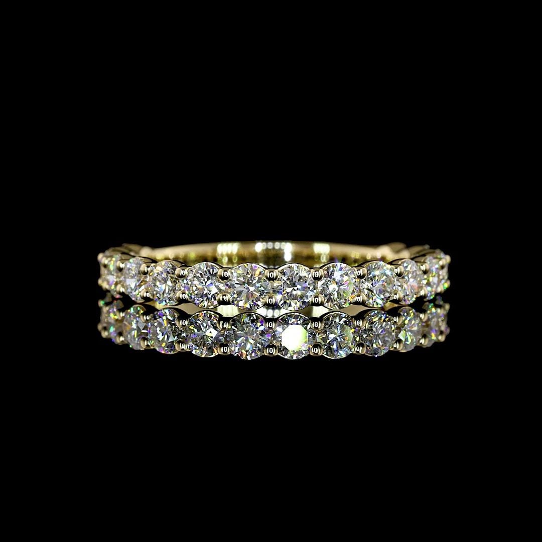 LAB-GROWN 1.15 CARAT ROUND E-F-VS+ DIAMOND 14K YG 3/4 BAND ETERNITY BAND: LAB-GROWN 1.15 CARAT ROUND E-F-VS+ DIAMOND 14K YG 3/4 BAND ETERNITY BAND Title: High-quality Brand-New Echo Friendly Elegant Lab-Grown 1.15 Carat Round E-F-VS+ Diamond 14K Yellow Gold 3/4 Band Eternit