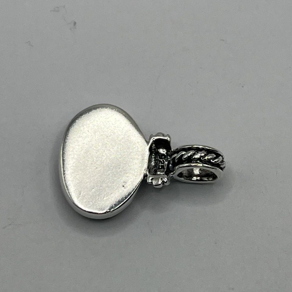 STERLING SILVER WITH RED STONE PENDANT (1 of 1)