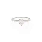 CARTIER C HEART DIAMOND PENDANT 18K WHITE GOLD NECKLACE CERT BOX: CARTIER C HEART DIAMOND PENDANT 18K WHITE GOLD NECKLACE CERT BOX Authentic from C de Cartier Collection by Cartier, this graceful Mini size necklace is crafted from 18k white gold featuring the open d