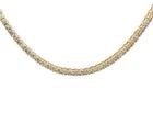 DAMIANI DIAMOND GOLD RING 18K WHITE PAVE SET 2 ROW STACK STYLE (1 of 2)