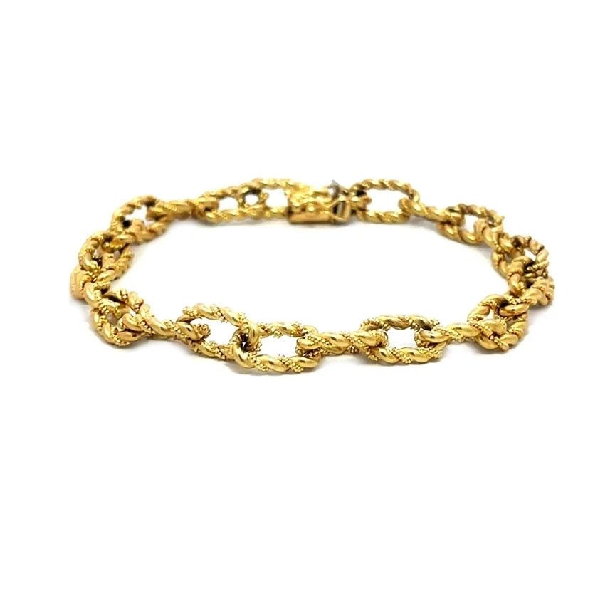 TIFFANY & CO. SCHLUMBERGER GOLD EARRINGS 18K YELLOW V ROPE CLIP ON BOX: TIFFANY & CO. SCHLUMBERGER GOLD EARRINGS 18K YELLOW V ROPE CLIP ON BOX The Tiffany & Co. Schlumberger Gold Earrings are a vintage piece with a fan-shaped design, featuring a clip-on closure for easy w