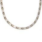 CHOPARD HAPPY DIAMOND MOTHER OF PEARL FLORAL CIRCLE 18K TWO TONE PENDANT (1 of 2)