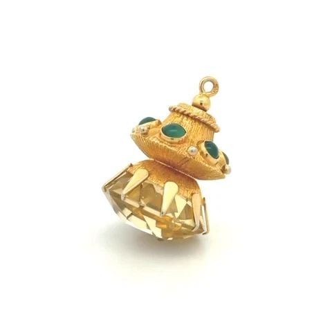 LOVELY 2.52CT SAPPHIRE TSAVORITE DIAMOND 14K GOLD LEAF FROG RING SIZE 7.5: LOVELY 2.52CT SAPPHIRE TSAVORITE DIAMOND 14K GOLD LEAF FROG RING SIZE 7.5 Lovely 2.52ct Sapphire Tsavorite Diamond 14k Gold Leaf Frog Ring Size 7.5 Description This is an adorable ring, crafted from b