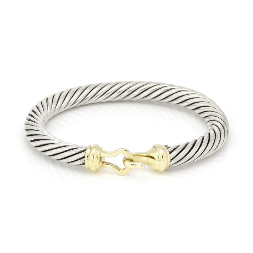 CARTIER DOUBLE C RING 18K YELLOW GOLD 6.5MM CUFF BAN SIZE 50-US 5.5 W/CERT: CARTIER DOUBLE C RING 18K YELLOW GOLD 6.5MM CUFF BAN SIZE 50-US 5.5 W/CERT Cartier Double C 18k YGold 6.5mm Cuff Band Ring Size 50-US 5.5 w/Cert Description This authentic Cartier cuff band ring is fi