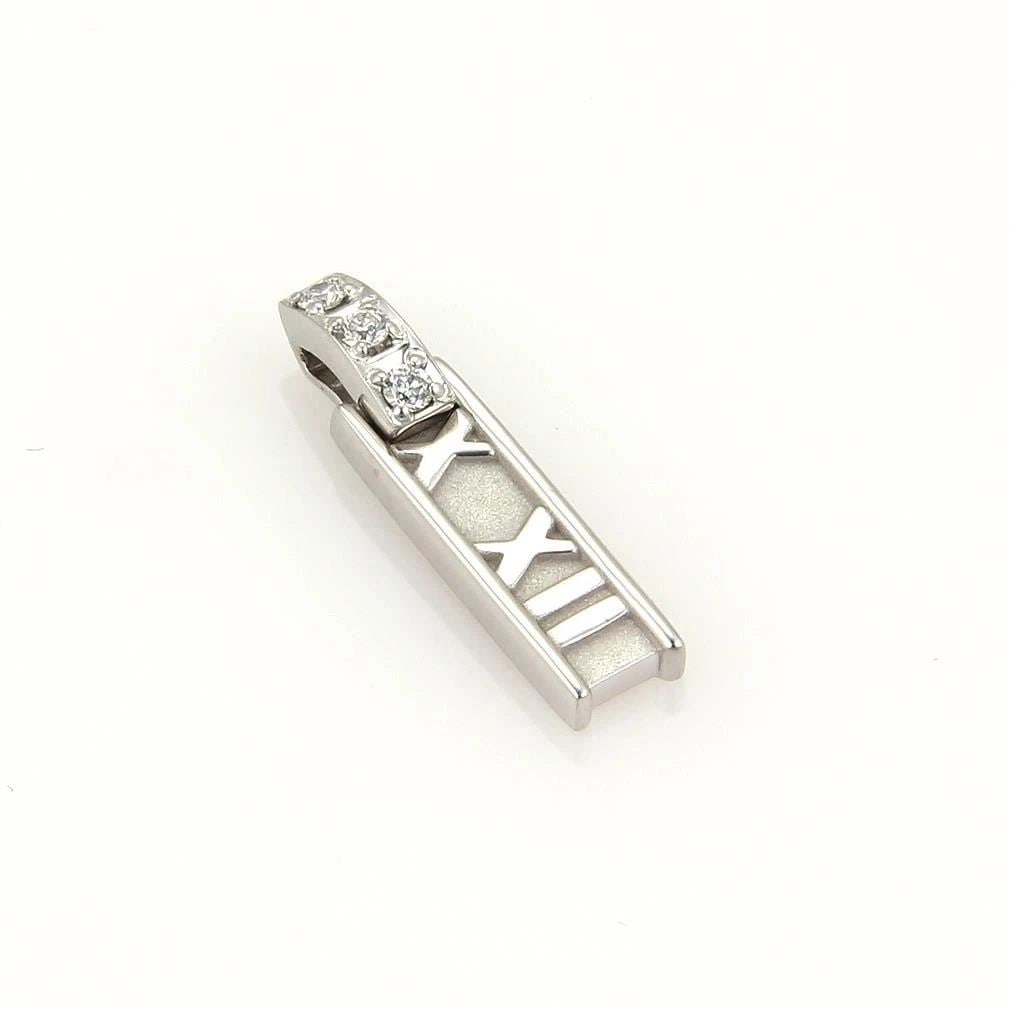 TIFFANY & CO. 3 CHARMS MINI LOCK & KEY NECKLACE IN 18K ROSE GOLD (1 of 2)